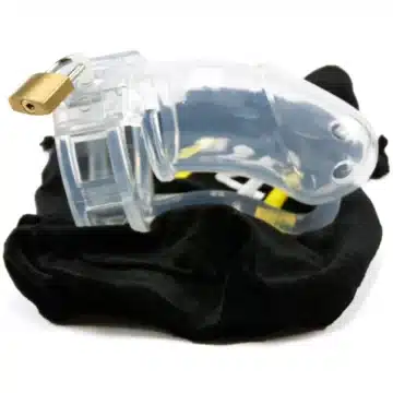 Bon4 Large Silicone Chastity Kit (Clear)