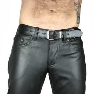 Belt Leather Locking Hobble Belt Restraints