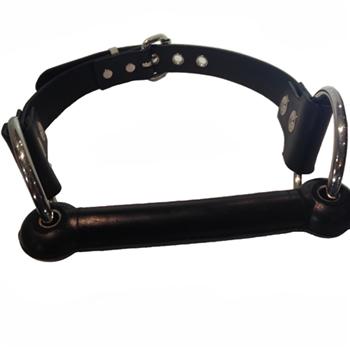 Premium Horse Bit Gag with Leather Strap
