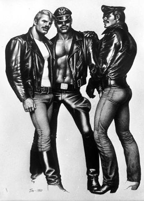 Tom of Finland Leather Bros White T Shirt - Image 2