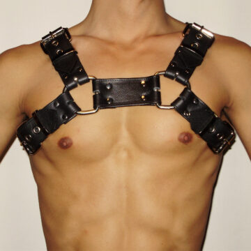Bulldog Harness (Nappa Leather)