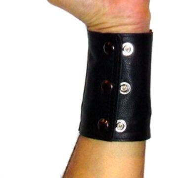 Soft Leather Gauntlets with Zip Pouch (4 inch)