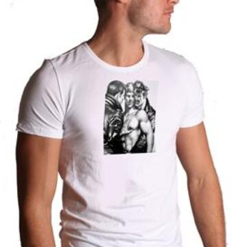 Tom of Finland Hard Place White T Shirt