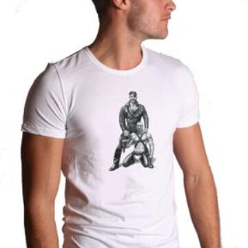 Tom of Finland Harness Duo White T Shirt