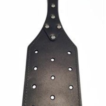 Rectangular Paddle - Leather with Round Holes