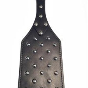 Rectangular Paddle - Leather and Studs
