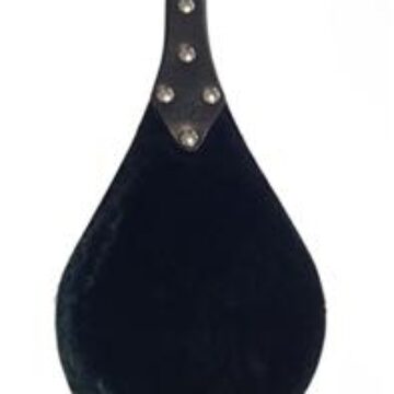 Round Paddle - Leather and Fur