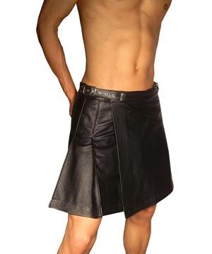 Scottish Leather Kilt