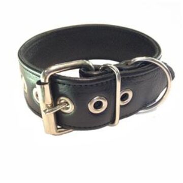 Arm Band/Collar - 38mm Soft Sewn Leather (Buckle)