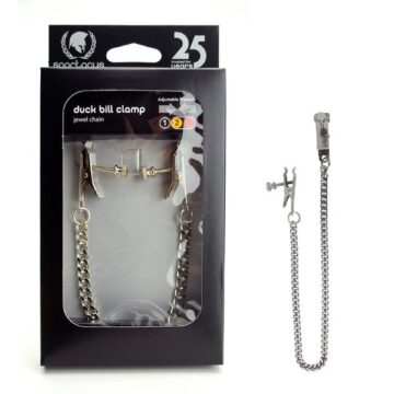 Adjustable Duck Bill Clamps - Jewel Chain