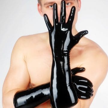 Latex Gloves Elbow