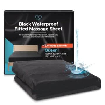 Black Waterproof Sheet Queen Extreme Edition