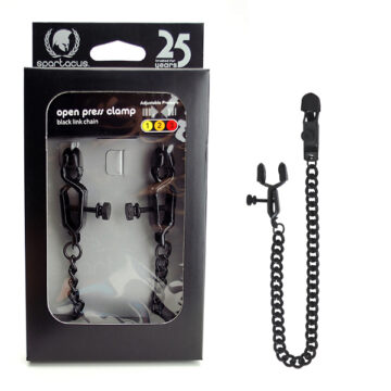 Open Press Clamps - Black link chain