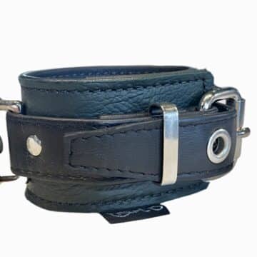 Wrist Restraints - Garment Leather (Hunter Green)