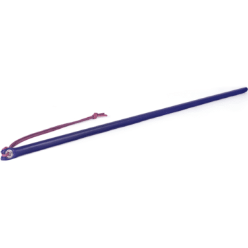 Leather Wrapped Cane - Purple