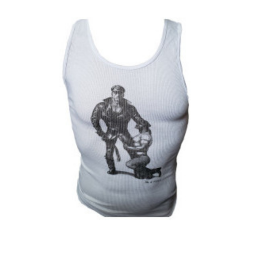 Tom Of Finland Leatherman White Tank