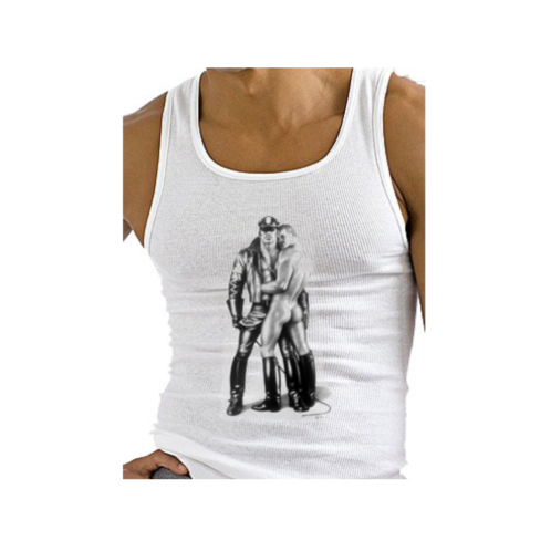 Tom Of Finland Whip Boy White Tank