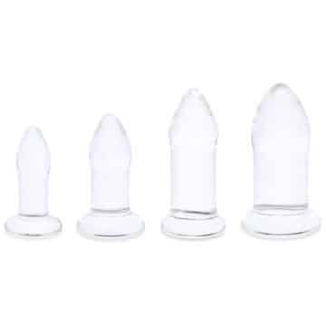 Glass Plugs - Anal Dilators Set