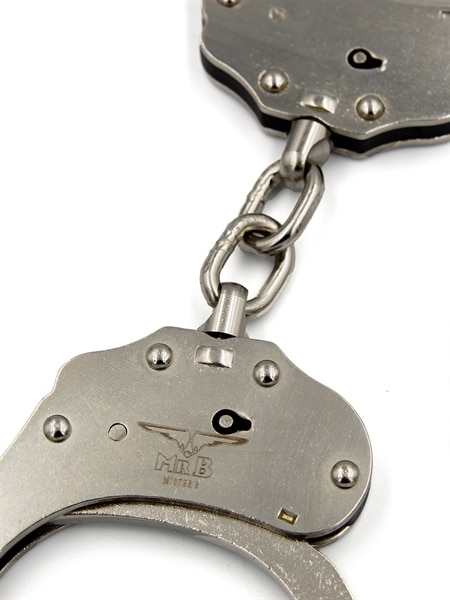 Stainless Steel Handcuffs with Double Lock (Chain Link) - Image 2