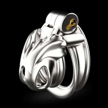 Metal Chastity Cage - Tek