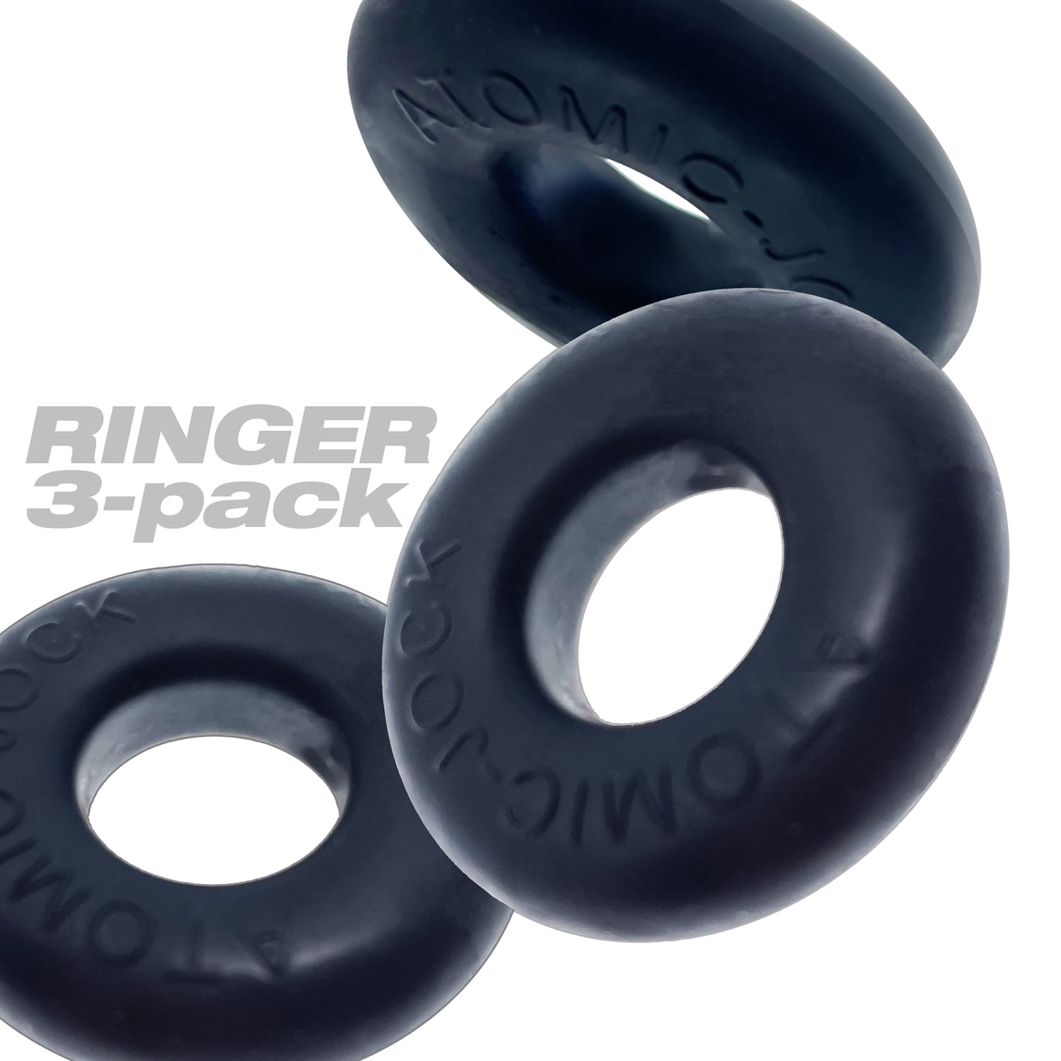 Ringer 3 pack Cock Rings - Night Edition (Silicone) - Image 2