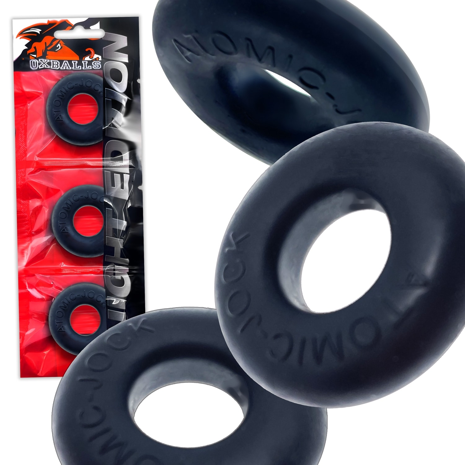 Ringer 3 pack Cock Rings - Night Edition (Silicone) - Image 5
