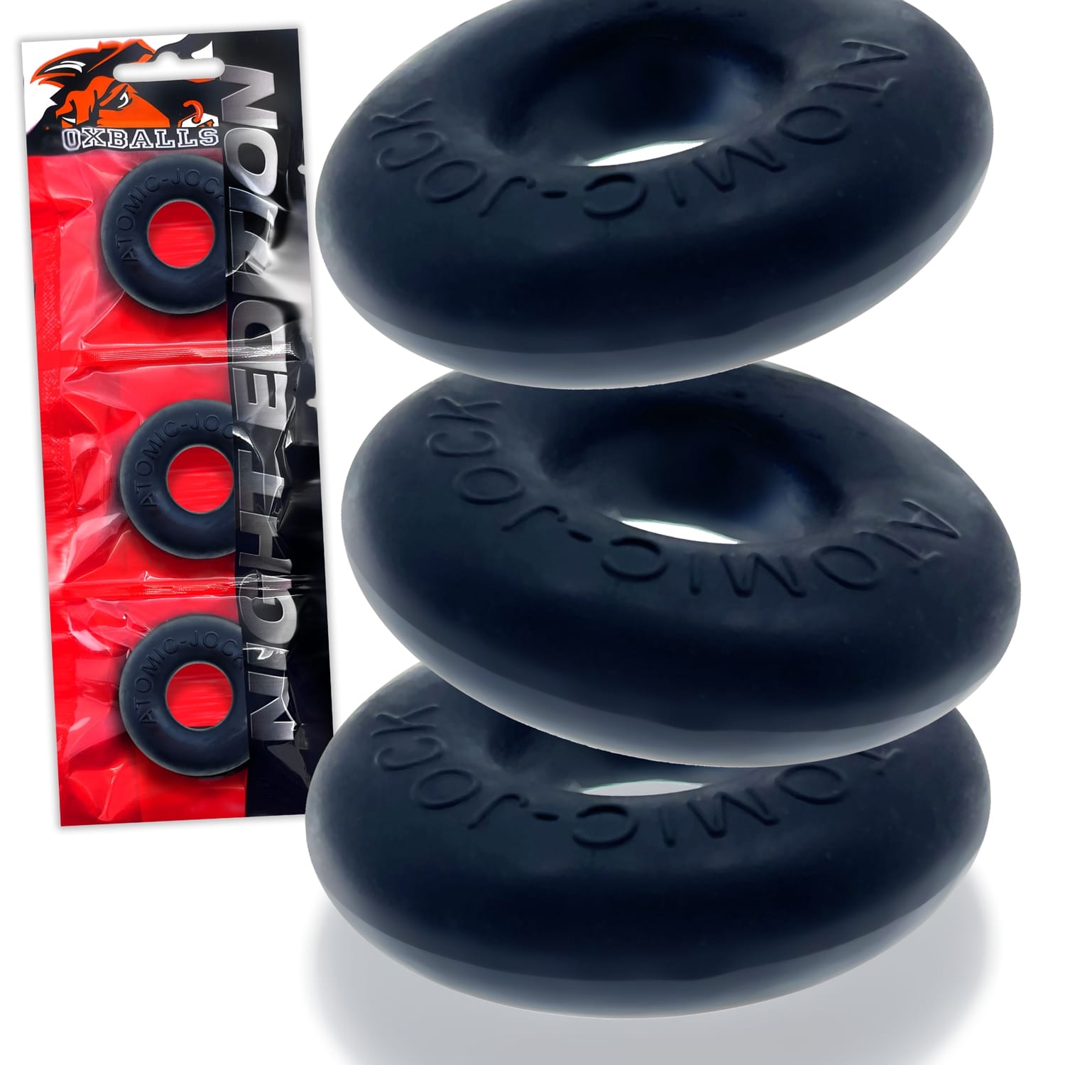 Ringer 3 pack Cock Rings - Night Edition (Silicone) - Image 7