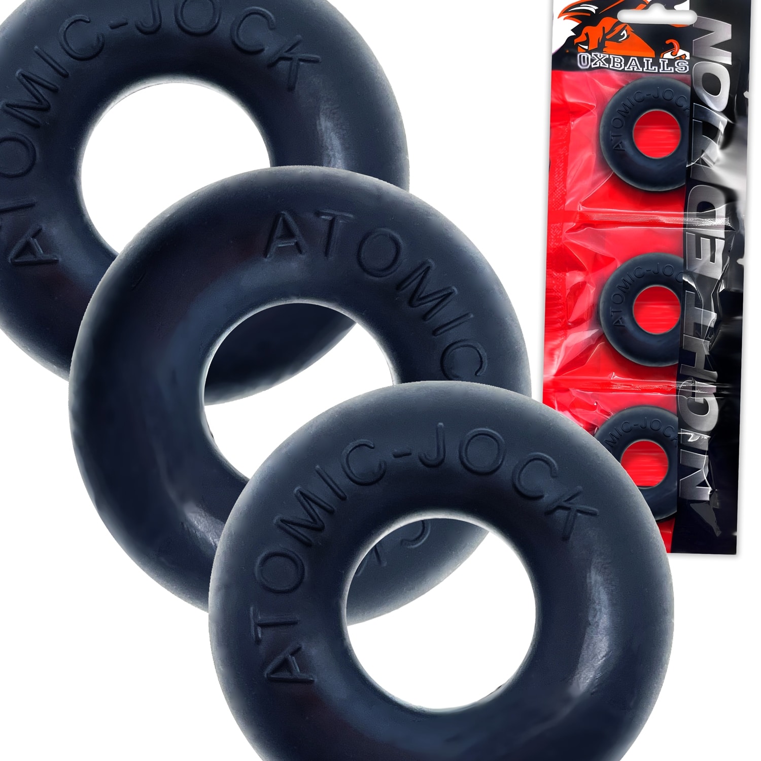 Ringer 3 pack Cock Rings - Night Edition (Silicone)