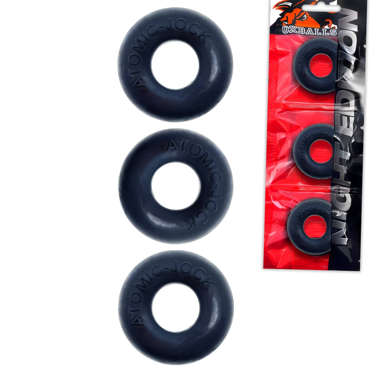 Ringer 3 pack Cock Rings - Night Edition (Silicone) - Image 8