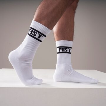 Crew Socks Fist 2-Pack White