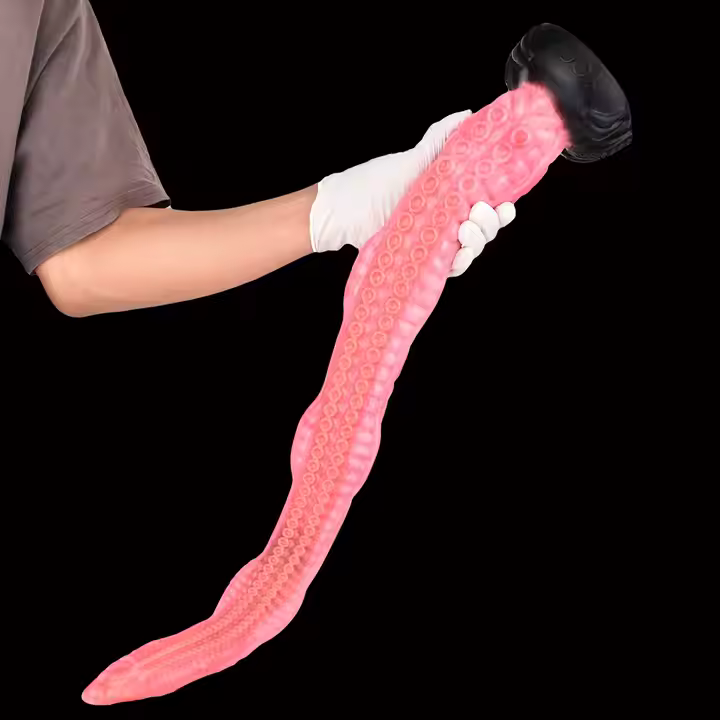 XXL Tentacle - Coral Pink - Silicone Toy - Image 3