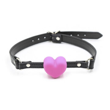 Silicone Heart Gag