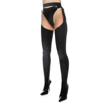 ANOESES Stockings/ Chaps "Evie" Black (Latex)