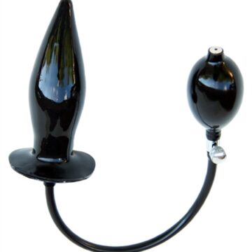 Latex Inflatable Solid Butt Plug Large
