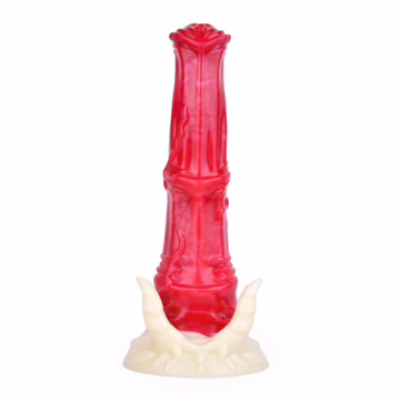 The Tickler - Red Demon Silicone Dildo
