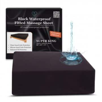 Black Waterproof Sheet Super King Extreme Edition