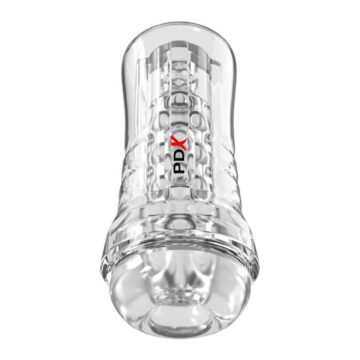 PDX Elite ViewTube See-Thru EZ-Grip Stroker Clear