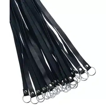 Calfskin and Ring Tail Flogger