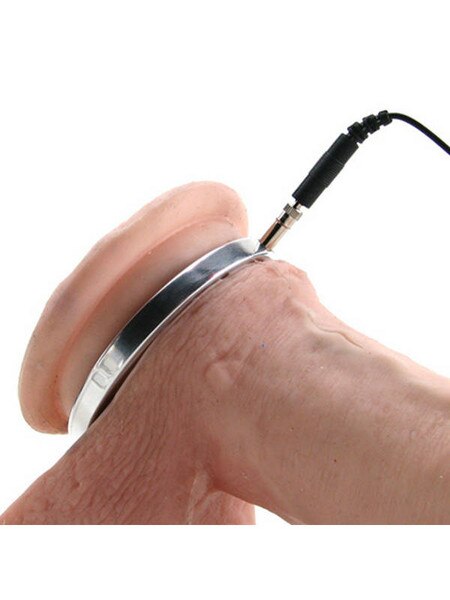 Electrastim Solid Metal Cock Ring Set 5 Sizes - Image 3