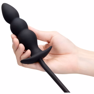 Beaded Inflatable Anal Plug