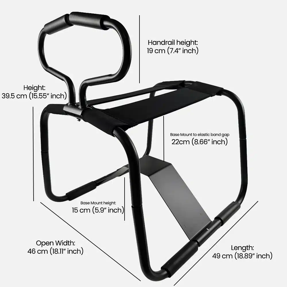 Sex Chair Bounce Stool with Detachable Dildo Mount - Image 4