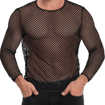 Longsleeve mesh top