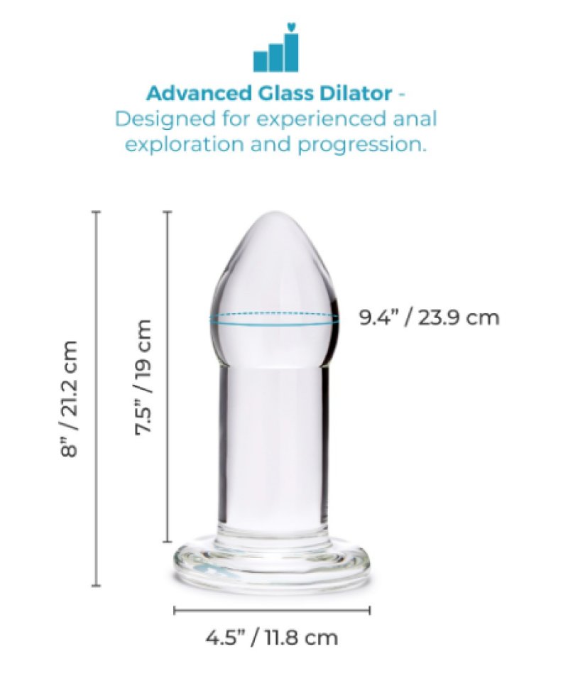 b-Vibe Advanced 8" Glass Dilator - Image 4