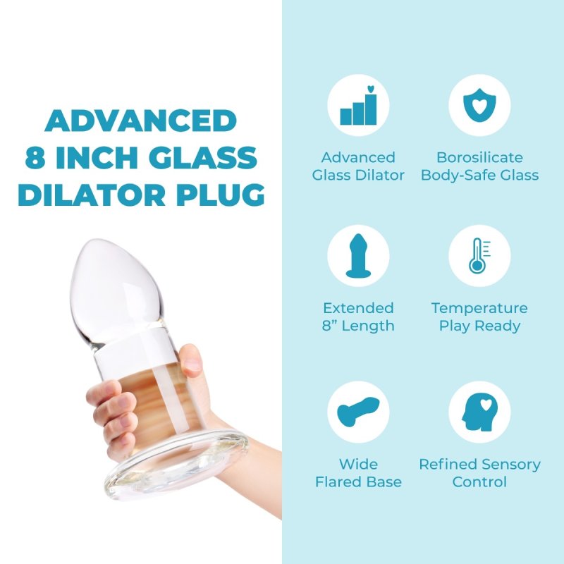 b-Vibe Advanced 8" Glass Dilator - Image 3